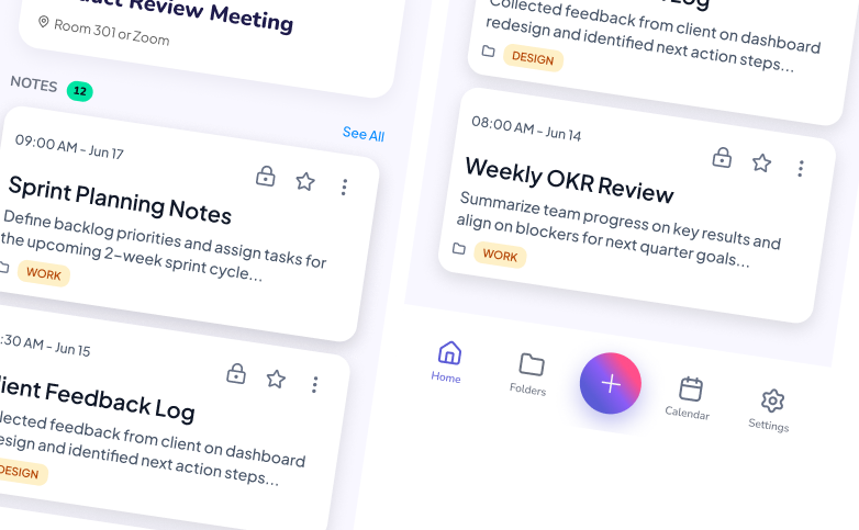 The product is organized around data types rather than user intent.
